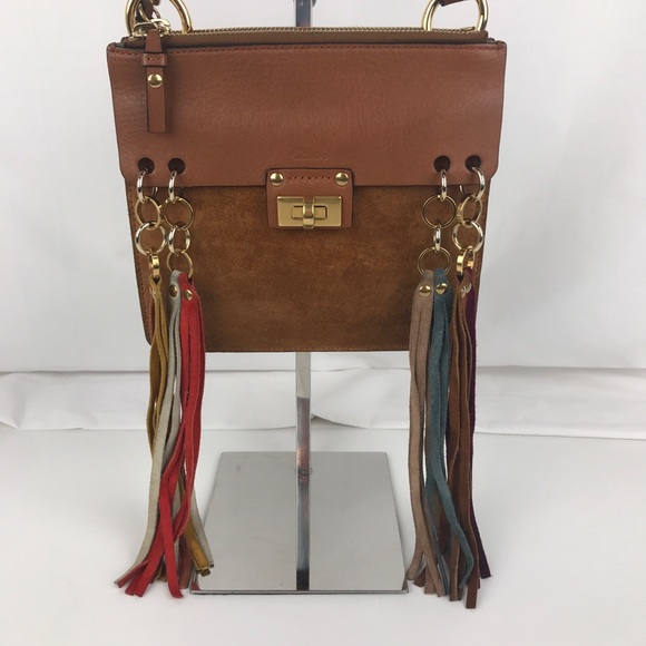 Chloe Handbags - New Chloe Small Jane Fringe Crossbody 3S1182-H90